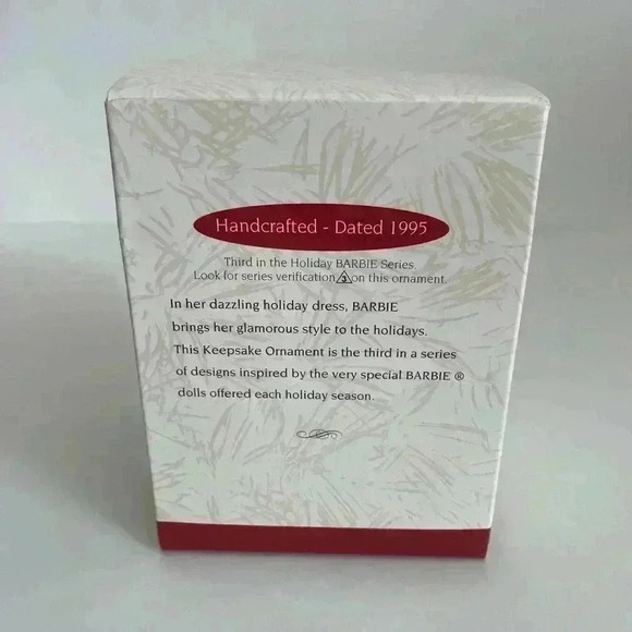 Hallmark Keepsake Ornament Holiday Barbie - Picture 4 of 14